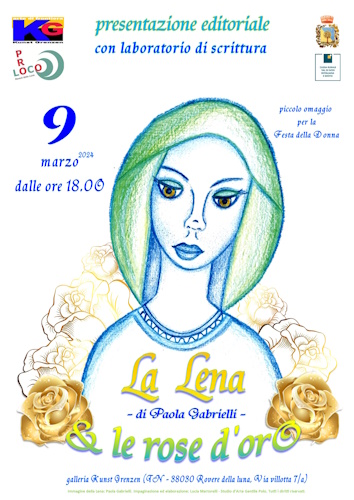 La Lena e le rose doro di Paola Gabrielli Kunst Grenzen