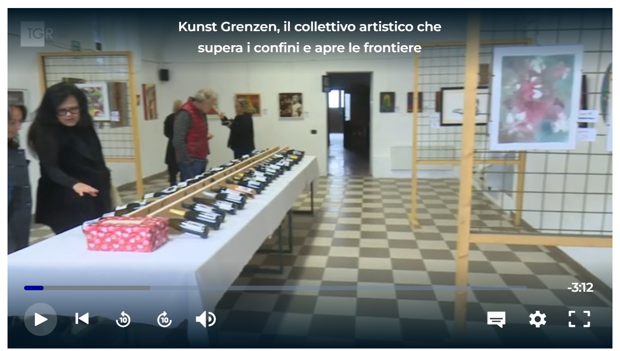 2024 11 14 Servizio tg rai su Kunst Grenzen